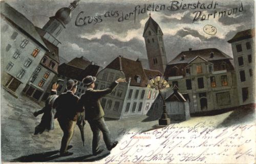 Dortmund - Gruss aus der Bierstadt - Marktplatz