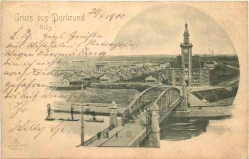 Gruss aus Dortmund - Hafen