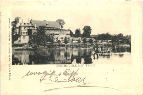 Dortmund - Buschmühle mit Gondelteich