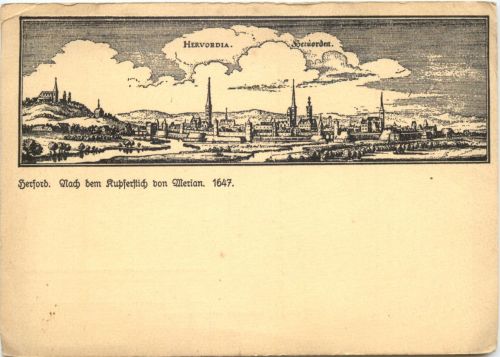 Herford - nach Merian 1647