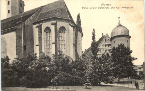 Wurzen - Partie an der Domkirche