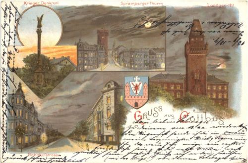 Gruss aus Cottbus - Litho