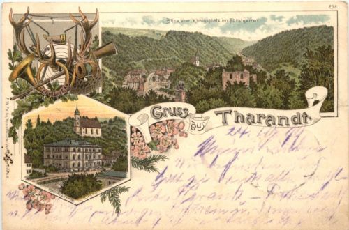 Gruss aus Tharandt - Litho