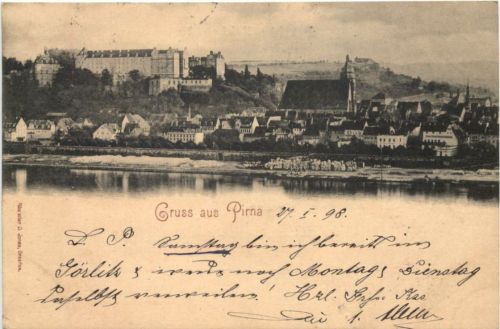 Gruss aus Pirna Elbe