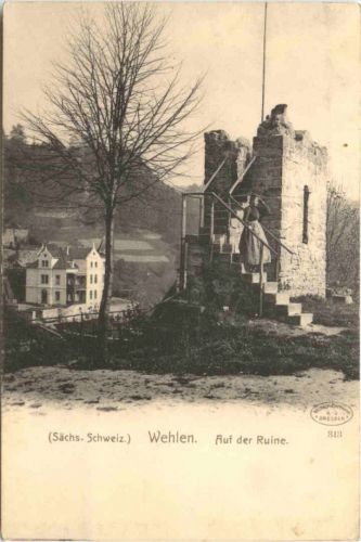 Wehlen - Auf der Ruine