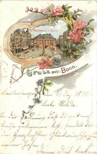 Gruss aus Bonn - Litho