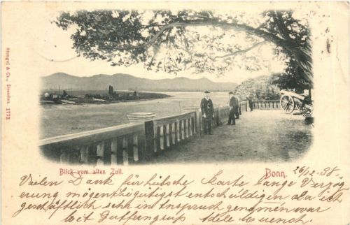 Bonn am Rhein - Blick vom alten Zoll