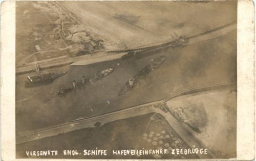 Zeebrügge - Versenkte englische Schiffe