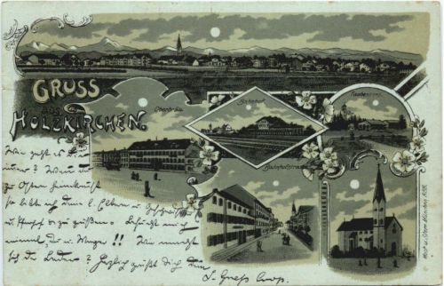 Gruss aus Holzkirchen - Litho - Verlag Moch & Stern