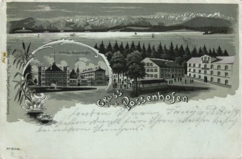 Gruss aus Possenhofen - Litho