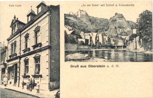 Gruß aus Oberstein - Cafe Loch
