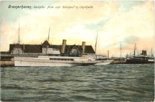 Bremerhaven - Dampfer Nixe und Glückauf