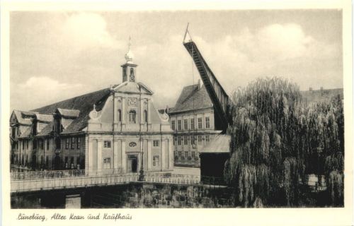 Lüneburg - Alter Kran und Kaufhaus