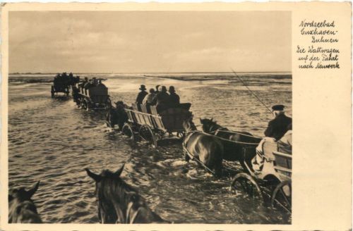 Cuxhaven - Duhnen - Wattwagen