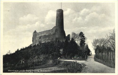 Weinheim Bergstrasse - Ruine Windeck