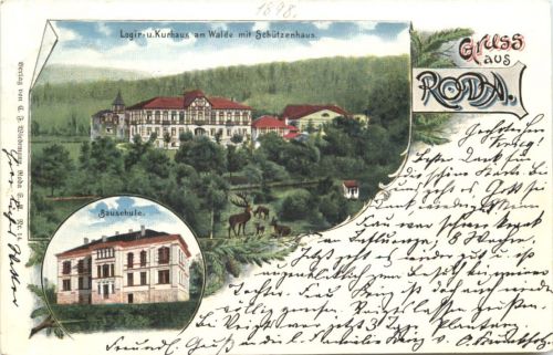 Gruss aus Roda - Schützenhaus