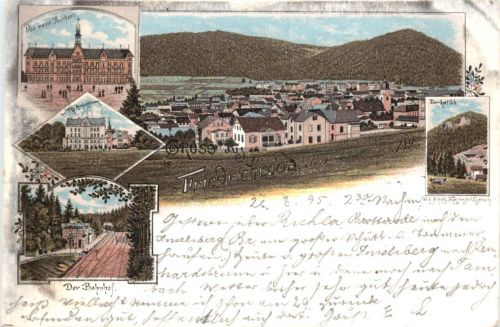 Gruss aus Freidrichroda - Litho
