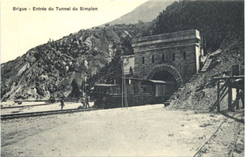 Brigue - Entree du Tunnel du Simplon