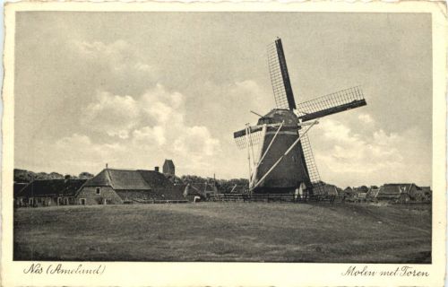 Nes Ameland - Molen met Toren