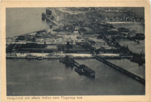 Helgoland mit altem Hafen