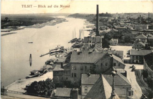 Tilsit - Blick auf die Memel