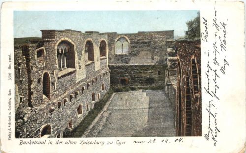 Banketsaal in der alten Kaiserburg zu Eger