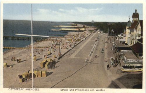 Ostseebad Arendsee - Strand und Promenade