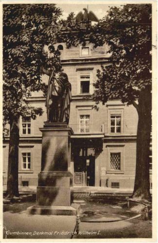 Gumbinnen - Denkmal Friedrich Wilhelm I