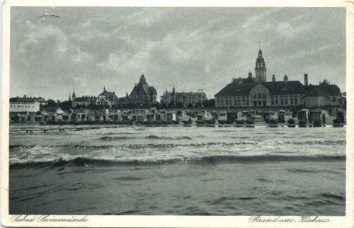 Swinemünde - Strand am Kurhaus
