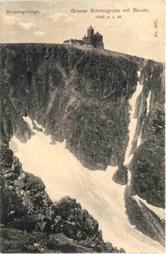 Grosse Schneegrube mit Baude - Riesengebirge