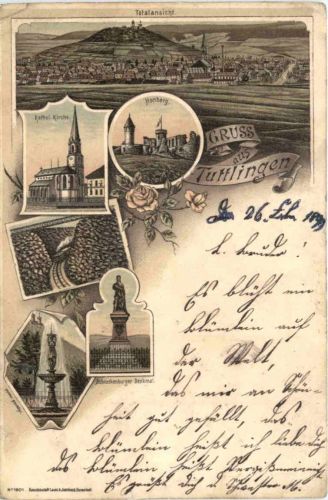 Gruss aus Tuttlingen - Litho