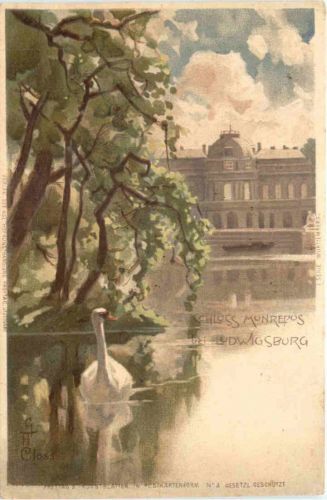 Ludwigsburg - Schloss Monrepos - Litho