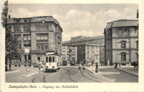 Ludwigshafen - Eingang zur Anilinfabrik