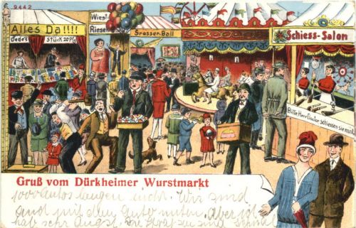 Bad Dürkheim - Gruß vom Wurstmarkt - Drehorgel