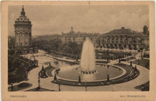 Mannheim - Am Wasserturm