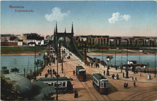 Mannheim - Friedrichsbrücke - Feldpost