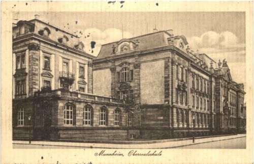 Mannheim - Oberrealschule - Feldpost