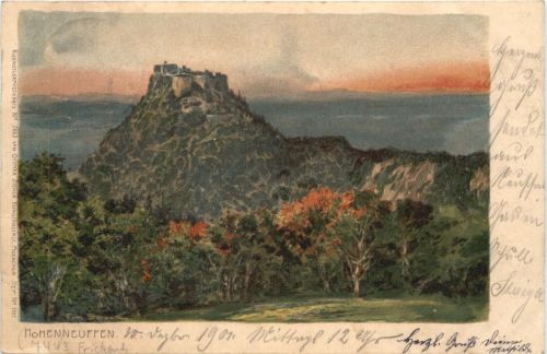 Hohenneuffen - Litho