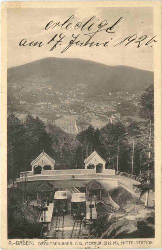 Baden-Baden - Drahtseilbahn