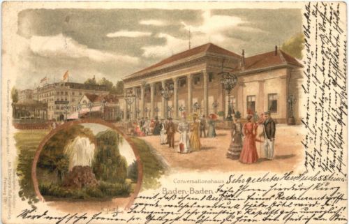 Baden-Baden - Conversationshaus - Litho
