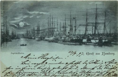 Gruß aus Hamburg - Segelschiffhafen