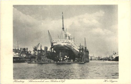 Hamburg - Schwimmdock von Blohm und Voss