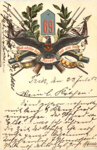 Trier Infanterie Regiment 69 - Litho
