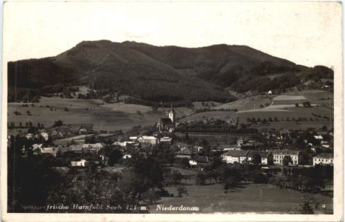 Hainfeld Niederdonau