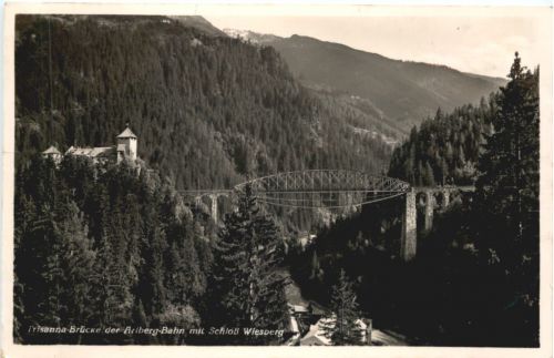 Trisanaa Brücke der Arlberg Bahn