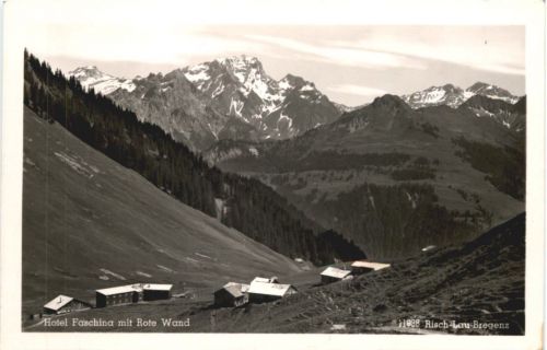 Hotel Faschina mit Rote Wand