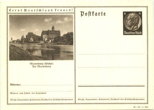 Marienburg - Ganzsache