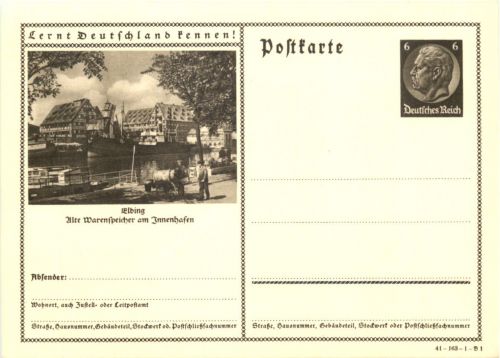 Elbing - Ganzsache