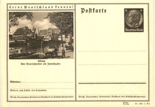 Elbing - Ganzsache