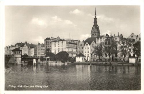 Elbing - Blick auf den Elbingfluss